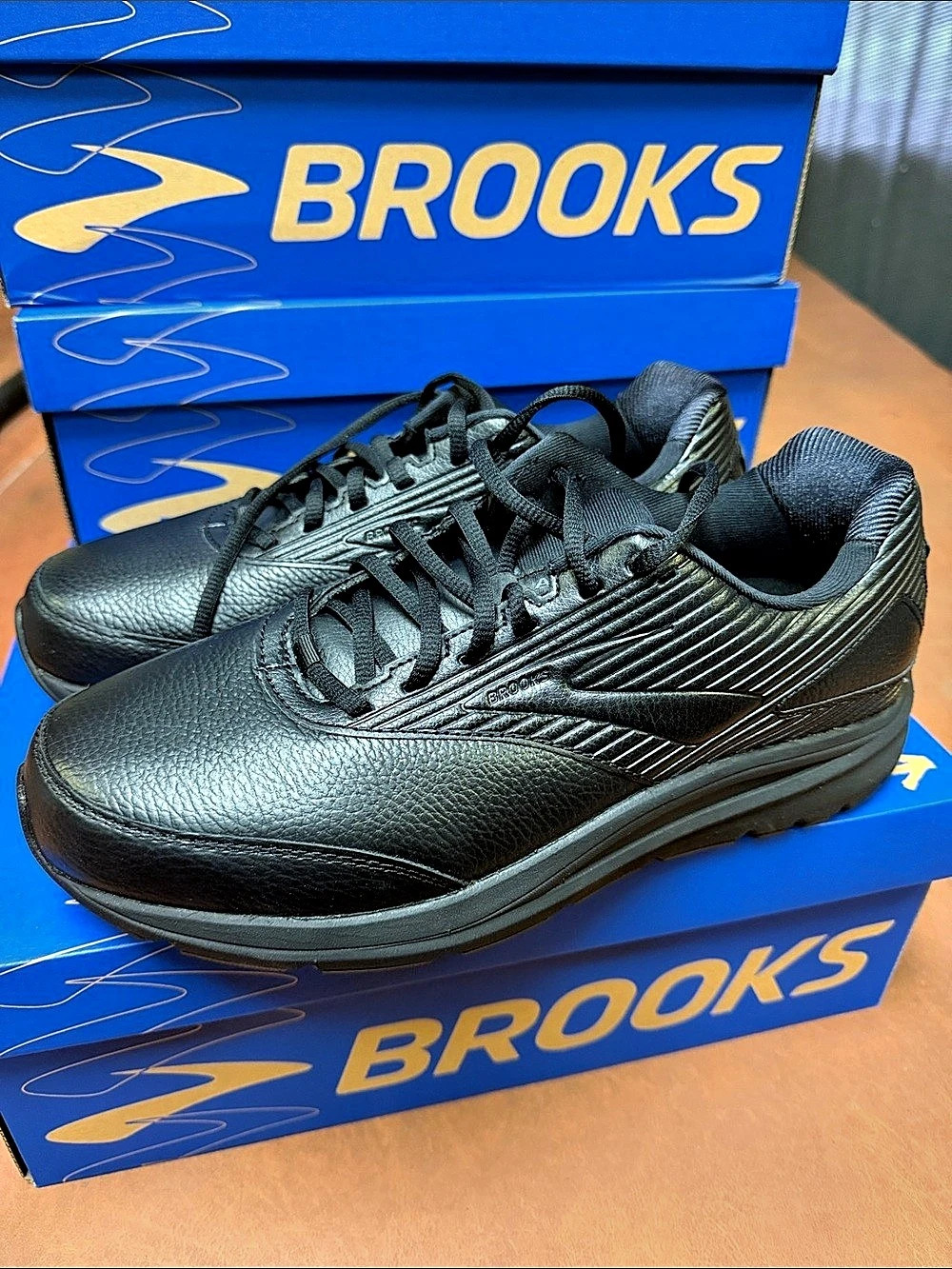 Brooks Addiction Walker 2 Black Athletic Shoes US 10.5 2E